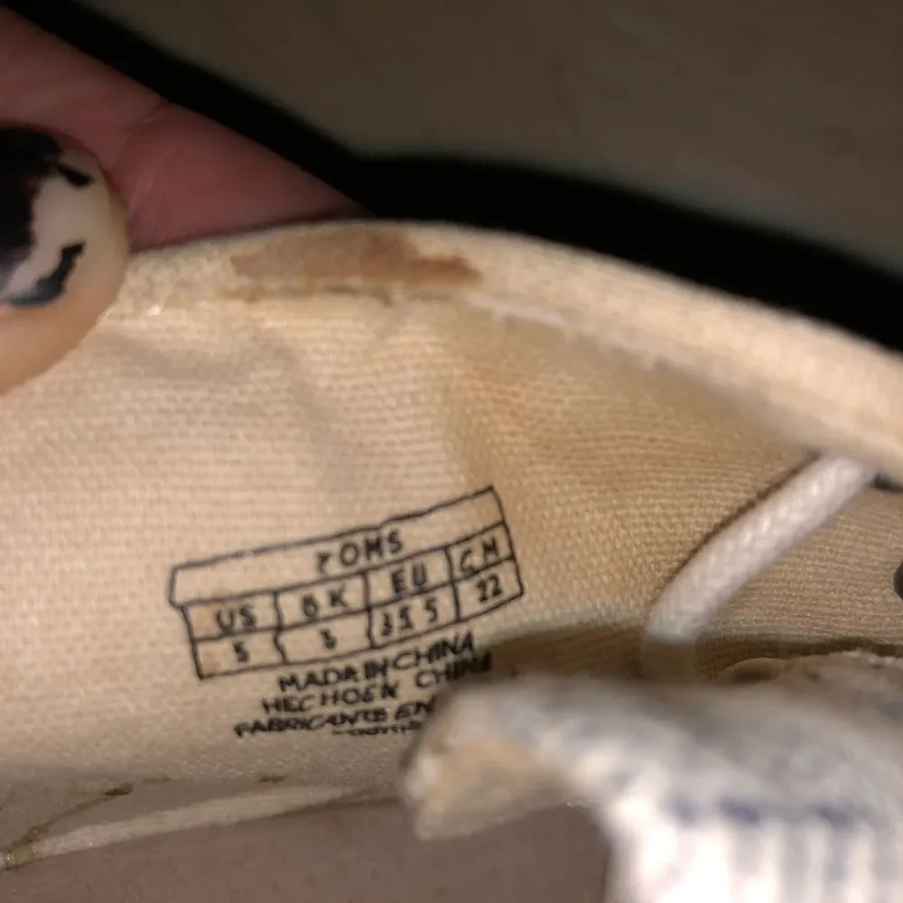 TOMS Lace-Up Shoe Whisper Canvas